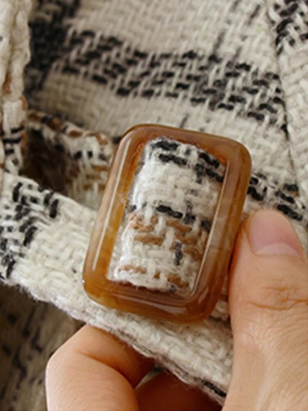 Lautaro Jesen Zima Dugi široki topli kaput od mješavine vune Trenč kaput za žene Raglan rukavi pojas s dvostrukim kopčanjem Vuneni kaput