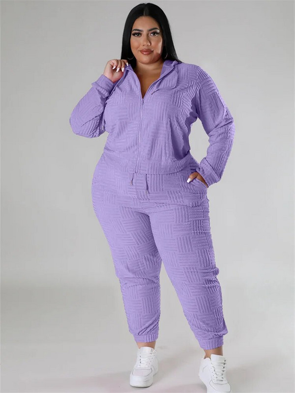 „Wmstar“ didelio dydžio moteriški drabužiai, 2 dalių vientisos sportinių kelnių viršūnės ir kelnių rinkiniai ilgomis rankovėmis Madingi laisvalaikio sportiniai kostiumai, didmeninė prekyba 2023 m.