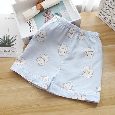 Svježe kratke hlače ženske donje hlače za spavanje mekane 100% gaza pamuk ženske pidžame spavaćice hlače slatke pidžame kratke hlače