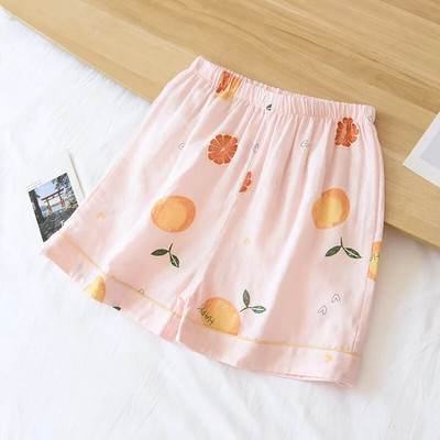 Svježe kratke hlače ženske donje hlače za spavanje mekane 100% gaza pamuk ženske pidžame spavaćice hlače slatke pidžame kratke hlače