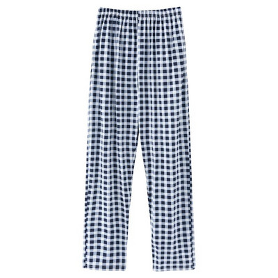 Pamučne široke ženske pidžame hlače Pidžama karirane hlače Ženske donje hlače za spavanje Lounge Wear Hlače za spavanje Proljeće ljeto Ženske hlače