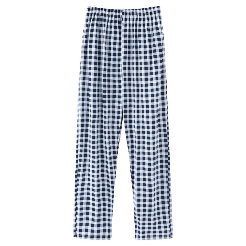 Pamučne široke ženske pidžame hlače Pidžama karirane hlače Ženske donje hlače za spavanje Lounge Wear Hlače za spavanje Proljeće ljeto Ženske hlače