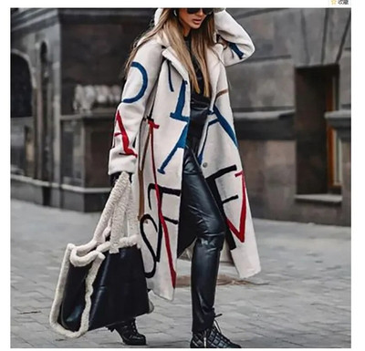 New2024, toamnă iarnă, jachete calde pentru femei, stil francez, amestecuri de lână, paltoane lungi, pardesi căptușite, îmbrăcăminte în carouri elegante pentru femei, S-5XL