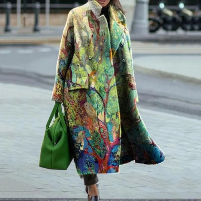 New2024, toamnă iarnă, jachete calde pentru femei, stil francez, amestecuri de lână, paltoane lungi, pardesi căptușite, îmbrăcăminte în carouri elegante pentru femei, S-5XL