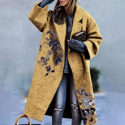 New2024, toamnă iarnă, jachete calde pentru femei, stil francez, amestecuri de lână, paltoane lungi, pardesi căptușite, îmbrăcăminte în carouri elegante pentru femei, S-5XL