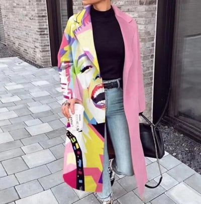 New2024, toamnă iarnă, jachete calde pentru femei, stil francez, amestecuri de lână, paltoane lungi, pardesi căptușite, îmbrăcăminte în carouri elegante pentru femei, S-5XL