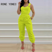 Ženska odjeća Kombinezoni 2023 Jednobojni Kombinezon bez leđa s ukrštenim detaljima