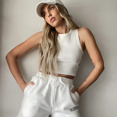 Top cu vestă y2k pentru femei Topuri tricotate cu nervuri Gât de vară Cămăși pentru femei Tank Top pentru femei Cămăși casual maro