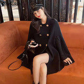 Amestecuri lungi pentru femei, nou sosire, toamnă iarnă, design casual, îmbrăcăminte atrăgătoare, perfectă, pentru femei, zilnic solid, temperament Harajuku BF