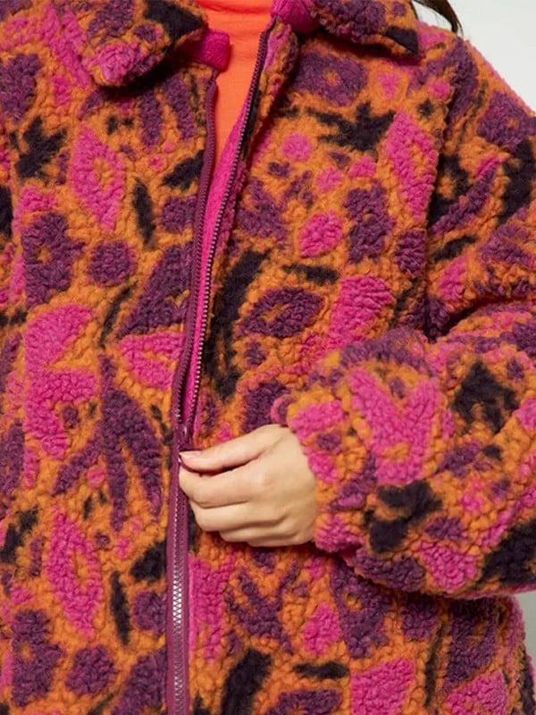 Y2k Ženska plišana jakna s patentnim zatvaračem Debela topla labava plišana jakna dugih rukava od umjetnog krzna Modni ženski jesenski zima High Street Outwear