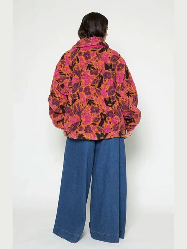 Y2k Ženska plišana jakna s patentnim zatvaračem Debela topla labava plišana jakna dugih rukava od umjetnog krzna Modni ženski jesenski zima High Street Outwear