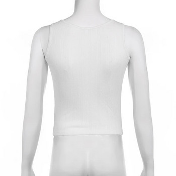 Darlingaga Korean Sweet White Skinny Women Tops Vest Sleeveless Lace Spliced Split Y2K Cute Bow Summer Crop Top Coquette Clothes