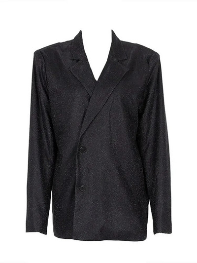 TARUXY Seturi de blaze strălucitoare, strălucitoare, pentru femei, costum de damă, ocazional, cu sclipici, haine și pantaloni.