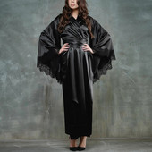 Halat kimono din mătase satinată halat de baie pentru domnișoară de onoare halat de mireasă toamnă elegante pijamale subțiri halate pentru femei acasă 2024