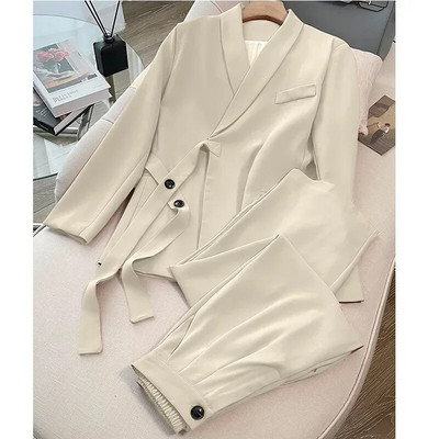 Seturi de două piese pentru femei de înaltă calitate, costume casual pentru femei, seturi de blaze pentru birou, ținute pentru femei, costum pentru femei, set de costum pentru femei, îmbrăcăminte pentru femei