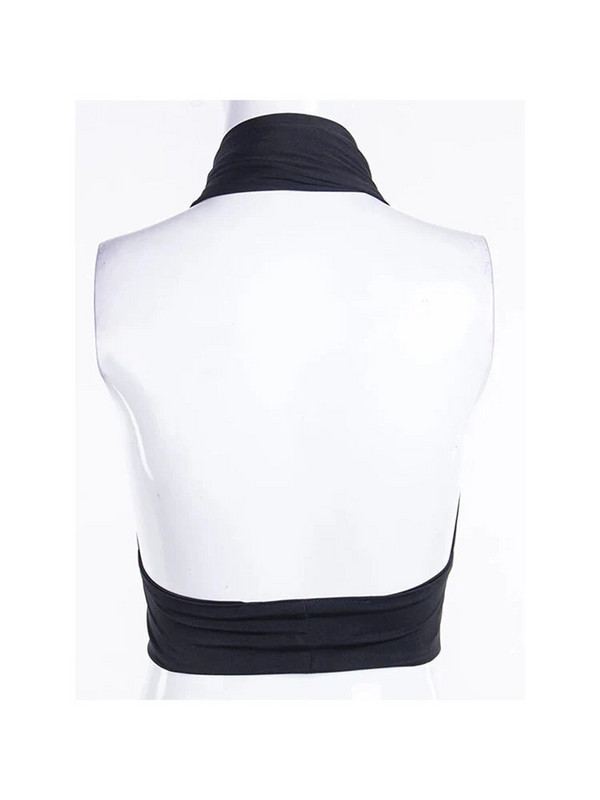 Naised Rihmaga Risti ees Väljalõigatud päitsed Kael Varrukateta Seljata Kärbitud Sideme Vest Suvine Seksikad Topid Naiste riided S-XL