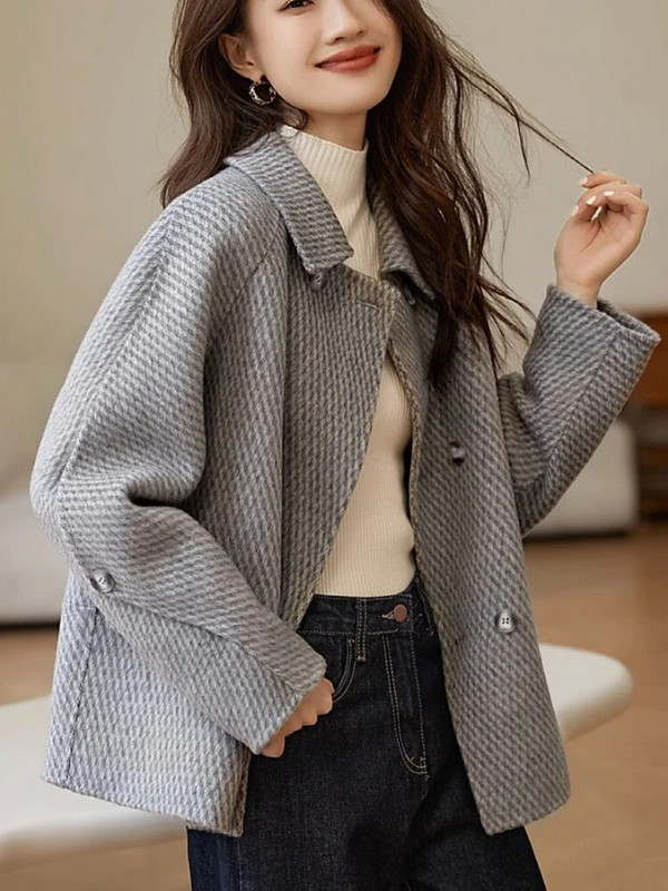 Μπουφάν για γυναίκες 2023 Φθινόπωρο Χειμώνας Νέα Παλτό Μόδας Μόδας Μόδας του δρόμου Φθινόπωρο Χειμώνας Κομψά Γυναικεία Ρούχα