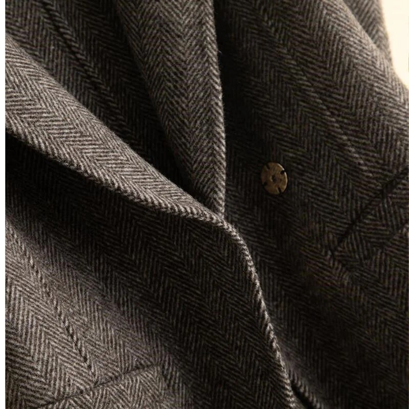 Öltöny gallér tweed mellény kabát női őszi és téli új koreai változata a divat temperamentum alkalmi blúz ló kabát