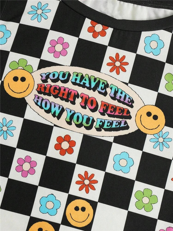 Y2K Clothes Rajzfilm, betűnyomat, grafikus felső, női nyári grunge punk High Street Plaid Ujjatlan, vágás felső utcai ruházat 2023