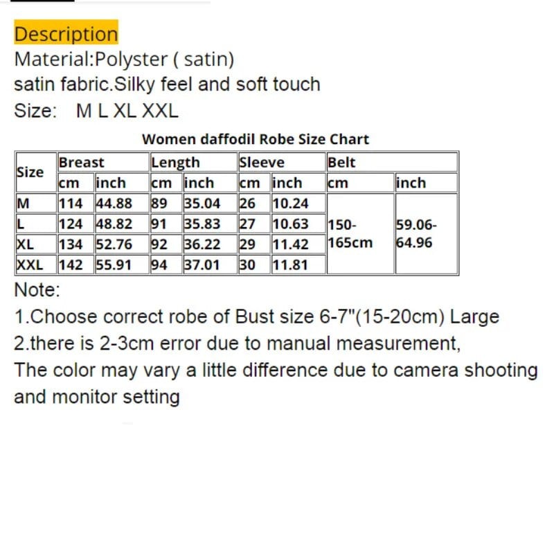 Daffodil Γυναικεία Floral Κιμονό Ρόμπα Σατέν Νυφικό Νυφικό Ρόμπες παράνυμφων Ρόμπες Πυζά Μπουρνούζια Spa T21