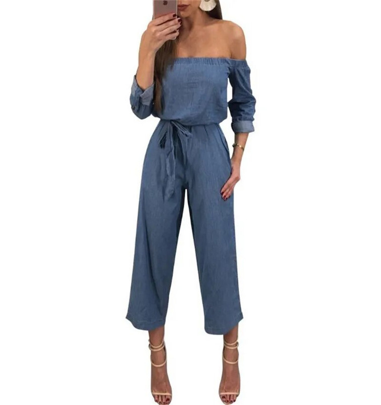 Vasarą madingi Sexy Union Kelnės Kombinezonai Europietiška ir Amerikietiška moteriška apranga Kabantis seksualus nuoga nugara spausdinta plati XL