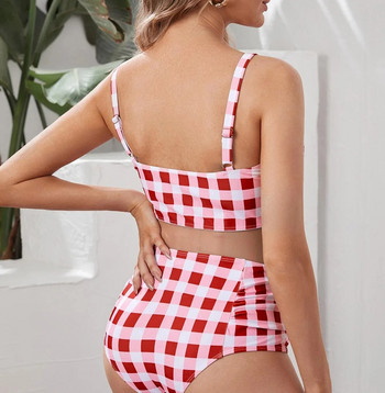 Нов летен дамски бански комплект бикини за бременни от две части, секси бански костюм за бременни, ежедневни плажни бански костюми