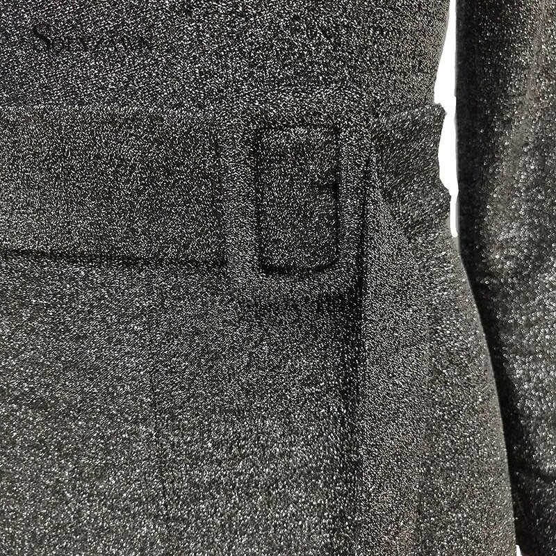 Moteriškas V kaklo ilgomis rankovėmis „Palazzo“ kombinezonas Vintage Blizgučiais plačių kelnių šliaužtinukai su diržu Seksualūs elegantiški raudoni didelio dydžio kombinezonai