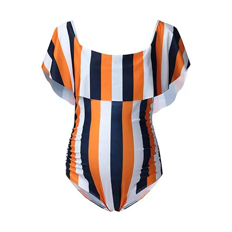 Kismama fürdőruha Tankini női fodros levél nyári terhes ruha bikini fürdőruha fürdőruha fürdőruha Női strandruha