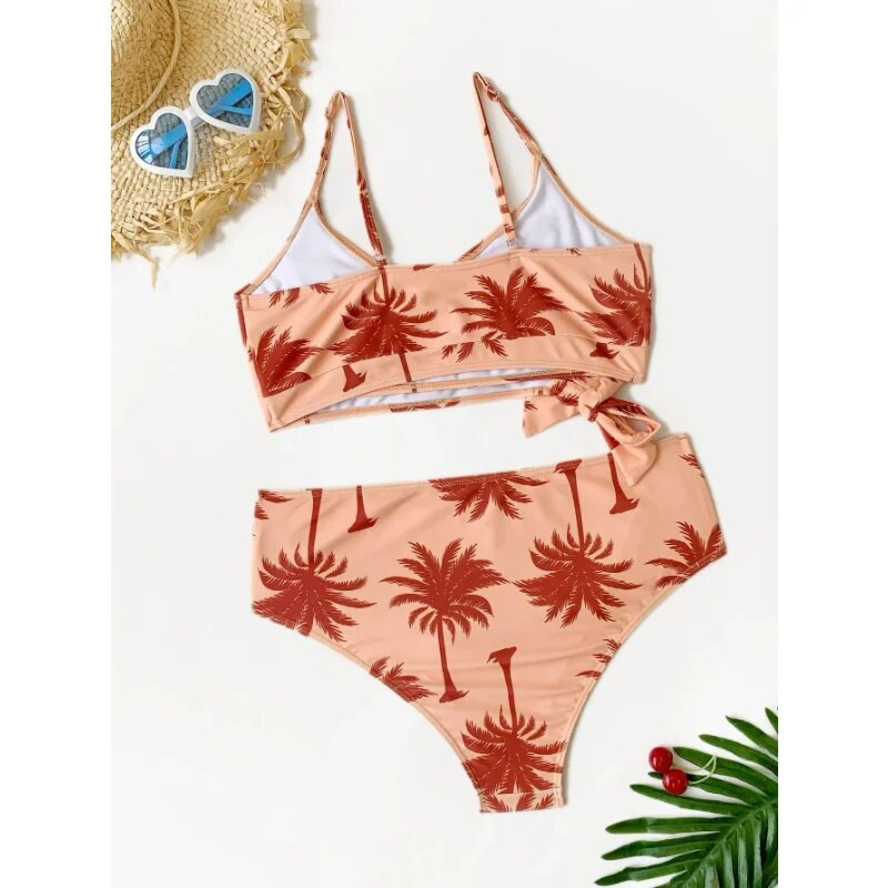 Kupaći kostimi za trudnice Dvodijelni bikini set za trudnice Tankini s v izrezom Mašna Kupaći kostim Odjeća za plažu Kupaći kostim za trudnice