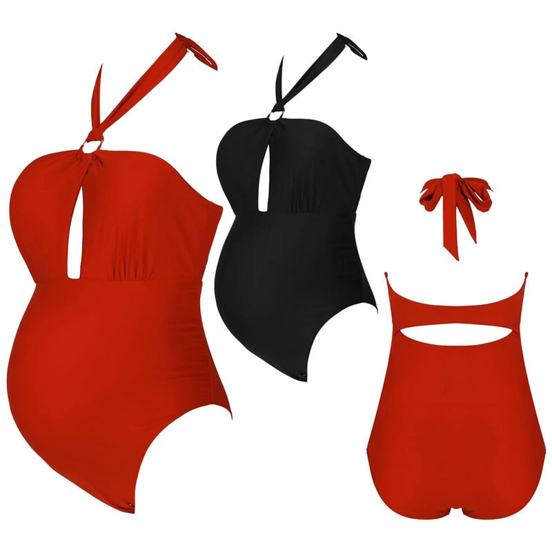 Kupaći kostim za trudnice Tankini odijelo Otvorena leđa Kupaći kostim visokog struka Bodi za trudnice Ljetni jednodijelni podstavljeni grudnjak Odjeća za plažu