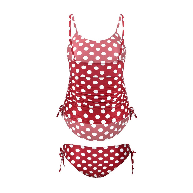Seksi jednodijelni kupaći kostim za trudnice Tankini Ljetni kupaći kostimi za trudnice plus veličine na točkice Odjeća za plažu Kupaći kostim za trudnice