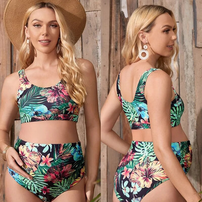 Terhes nők bikini fürdőruha kismama szexi fürdőruha készletek nagy méretű kismama strandruhák terhes fürdőruha fürdőruhák