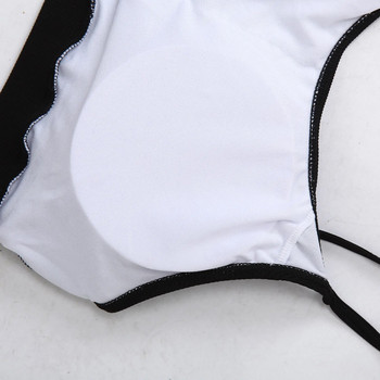 Μαύρο μαγιό εγκυμοσύνης έγκυο σε χρώμα βραζιλιάνικο μαγιό εγκυμοσύνης δύο τεμάχια μαγιό beachwear Swim