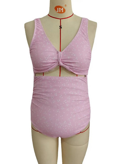 Novi Premama seksi kupaći kostim Odjeća za trudnice Trudnice Šuplji bikiniji na točkice Kostimi za trudnice Odjeća za plažu Kupaći kostimi