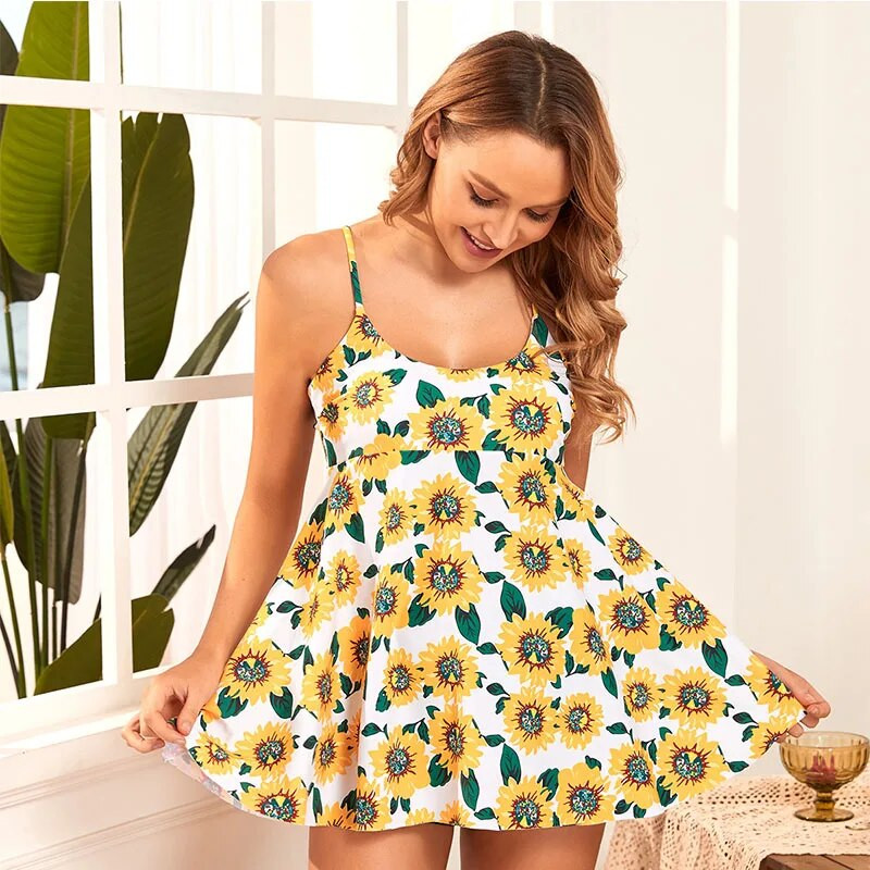 Saulėgrąžų ilgi viršutiniai nėštumo maudymosi kostiumėliai paplūdimio dviejų dalių maudymosi kostiumėliai nėščioms moterims nėščioms moterims Premama bikinis monokini