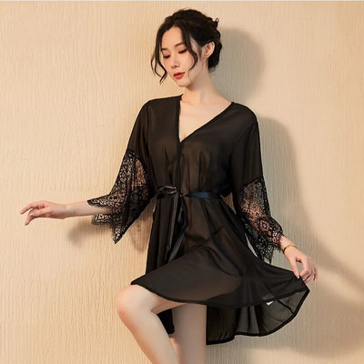 Robe sexy bleumarin Robe din satin Rochii pentru doamne Halat de baie Nou Kimono din mătase Halat de baie pentru femei Robe de domnișoară de onoare din mătase