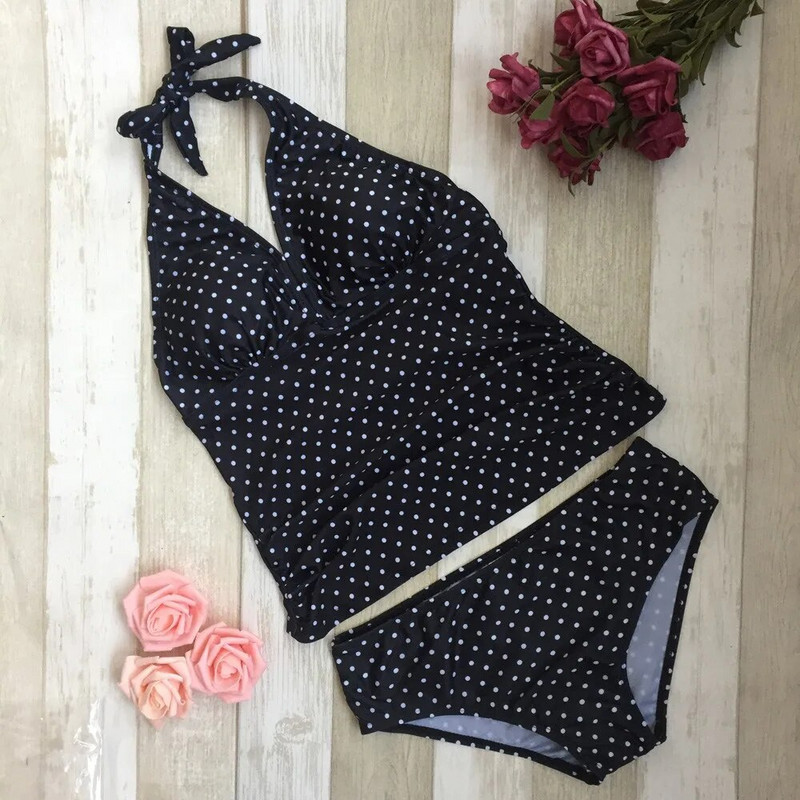 Sexy Wire Δωρεάν S-5XL μαγιό εγκυμοσύνης Plus Size Tankinis εγκυμοσύνης Γυναικεία κουκκίδα στάμπα μπικίνι Μαγιό παραλίας Κοστούμι εγκυμοσύνης