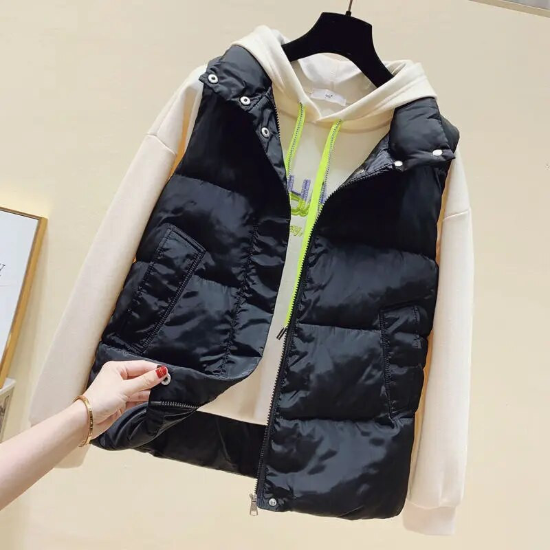 Rasprodaja Demi-sezonski prsluci bez rukava Jakne Ženska zima 2023. Vrlo topao novi kaput s trendom perja Duck Hit Down Vest jakna za žene