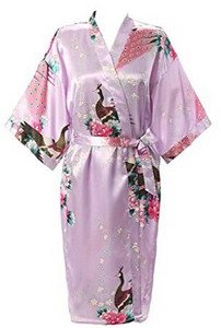 Selyem szatén esküvői menyasszonyi koszorúslány köntös virágos fürdőköpeny rövid kimonó köntös éjszakai köntös fürdőköntös divatos pongyola nőknek