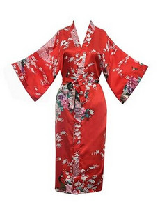 Selyem szatén esküvői menyasszonyi koszorúslány köntös virágos fürdőköpeny rövid kimonó köntös éjszakai köntös fürdőköntös divatos pongyola nőknek