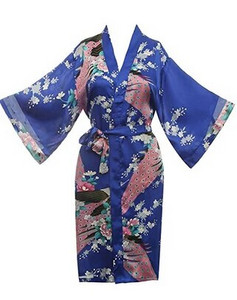 Selyem szatén esküvői menyasszonyi koszorúslány köntös virágos fürdőköpeny rövid kimonó köntös éjszakai köntös fürdőköntös divatos pongyola nőknek