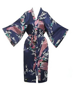 Selyem szatén esküvői menyasszonyi koszorúslány köntös virágos fürdőköpeny rövid kimonó köntös éjszakai köntös fürdőköntös divatos pongyola nőknek