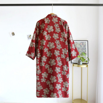 Φθινόπωρο The Nightgown Νυφική ρόμπα Γυναικεία Πυζά κιμονό Γυναικεία Ρούχα Νυχτερινό Μπουρνούζι Γάμου Πιτζάμες Φόρεμα