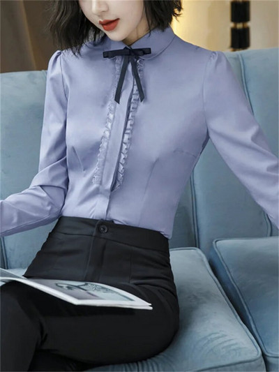 „Yitimuceng“ biuro moteriškų kelnių kostiumai moterims, 2023 m. Naujas ilgomis rankovėmis, vienaeiliais, plonais, formaliais kostiumais, 2 dalių rinkinys