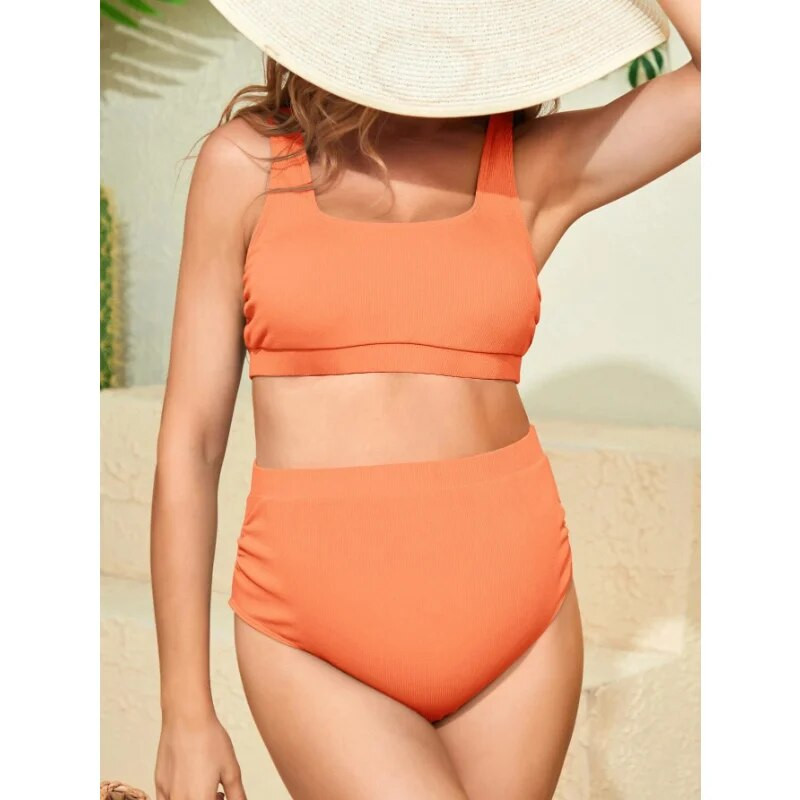 Divdaļīgs grūtnieču peldkostīms ar augstu vidukli un bikini komplekts grūtniecēm, 2023. gada vasaras peldkostīms grūtnieču fotogrāfiju uzņemšana
