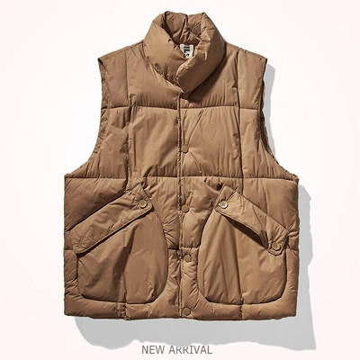 Japoniška retro striukė medvilninė liemenė vyrai dėvi medvilninę striukę rudeniui ir žiemai naują pūstą medvilninę liemenę