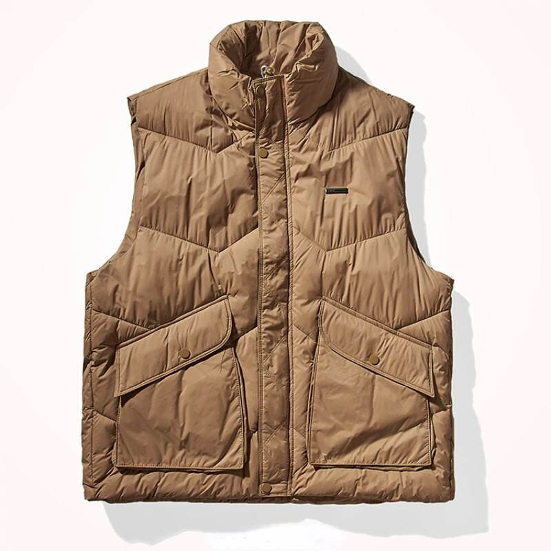 Japoniška retro striukė medvilninė liemenė vyrai dėvi medvilninę striukę rudeniui ir žiemai naują pūstą medvilninę liemenę