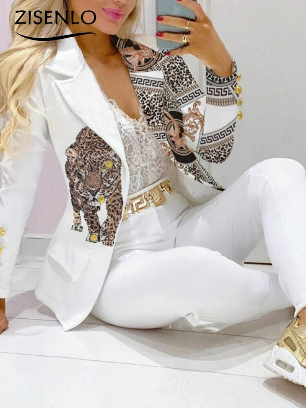 Noua Costumul Moda pentru Timp Liber Costum Femei Blazere Costume pentru Femei Seturi Blazer Costum Set Blazer Femei 2 Piese Seturi Elegante Femei