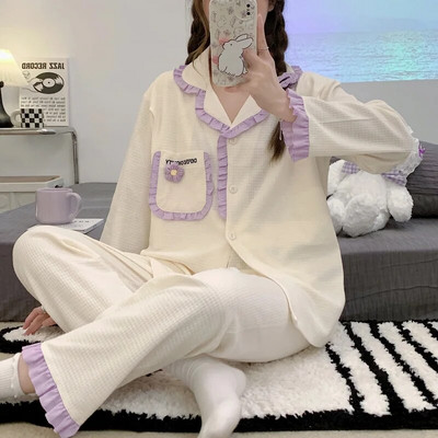 Pavasario modaliniai miegui skirti drabužiai nėščiosioms žindymo laikotarpiui pižamos rinkiniai slaugos paltai, ilgos kelnės Twinset ligoninės suknelė darbui ir gimdymui