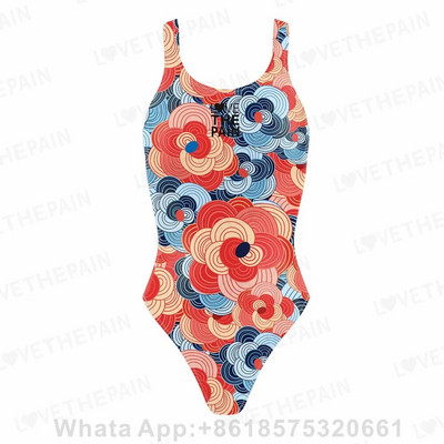 Love The Pain Costum de baie pentru femei Costum de baie într-o singură bucată, confortabil, Costum de baie pentru antrenament funcțional, Îmbrăcăminte de înot în apă deschisă